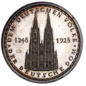 Deutschland - Geographisch: Köln: Silbermedaille 1928