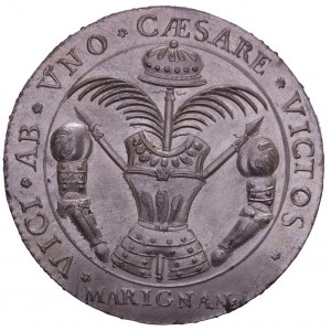 Schweiz, Galvano der Medaille o.J., Marignano