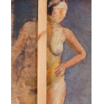 Adam Marczynski (1908 Krakow - 1985 Krakow), Nude (two-page painting)