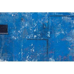 Artur Przebindowski (geb. 1967, Chrzanów), Blaue Wand, 2017