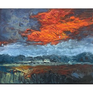 Bogna Jarzemska Misztalska, FIRE DAY, 47 x 57 cm.