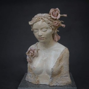 Joanna Bruździńska, ROSE, 55 x 40 x 25 cm.