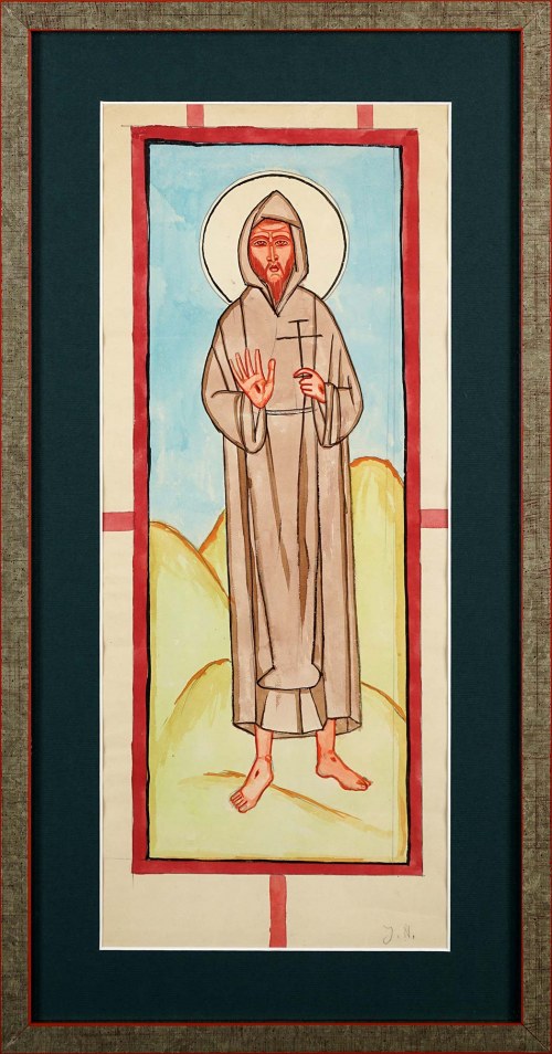 Jerzy Nowosielski (1923-2011), Święty Franciszek, wczesne lata 50. XX w.