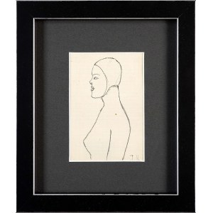 Jerzy Nowosielski (1923-2011), Swimmer - sketch for a painting, early 1950s.