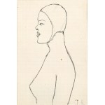 Jerzy Nowosielski (1923-2011), Swimmer - sketch for a painting, early 1950s.