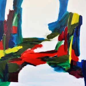Barbara STAJKOWSKA, Barbara STAJKOWSKA Winter Melody, 2020 oil on canvas, 80 x 80 cm signed p. d. corner: 'Stajkowska 2020'