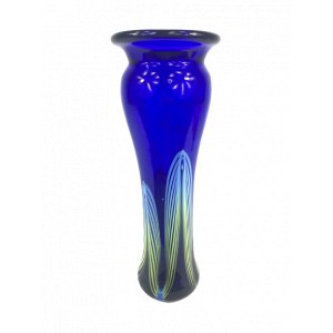 Vase, decorative form Nefre, designed by Ludwik Fiedorowicz, Siemanowice Art Glass Works, 1970s.