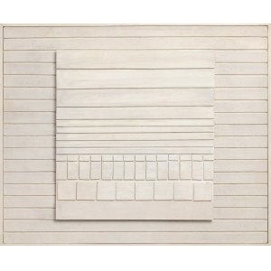 Henryk Stażewski (1894 Warsaw - 1988 Warsaw), White Relief No. XXVIII, 1961