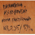 Bronislaw Kierzkowski (1924 Lodz - 1993 Warsaw), Texture Composition No. 235, 1959