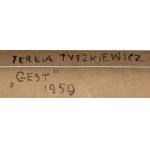 Teresa Tyszkiewicz (Tyszkiewiczowa) (1906 Kraków - 1992 Łódź), Gest, 1959