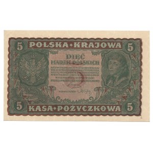 5 marek 1919 - II Serja BB - banknot z kolekcji LUCOW