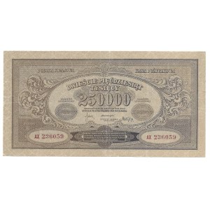 250.000 marek 1923 - AX - banknot z kolekcji LUCOW