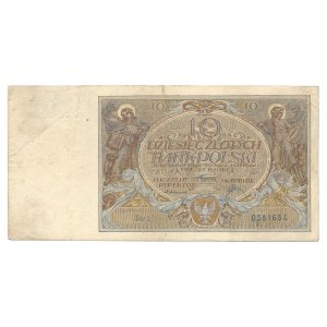10 złotych 1926 - L - znak wodny 992-1025 - banknot z kolekcji LUCOW -