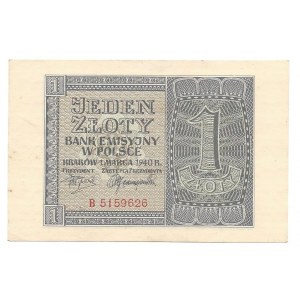 1 złoty 1940 - B -
