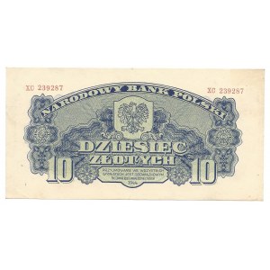 10 złotych 1944 - XC - ...owym, banknot z kolekcji LUCOW