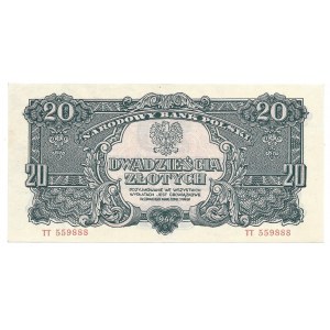 20 złotych 1944 - TT - ...owe, banknot pochodzi z kolekcji LUCOW