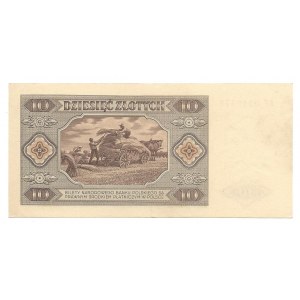 10 złotych 1948 - AF - banknot z kolekcji LUCOW