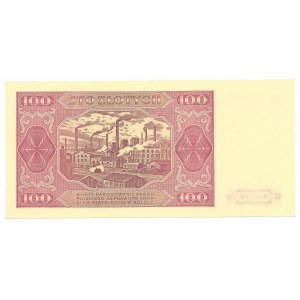 100 złotych 1948 - KH - banknot z kolekcji LUCOW