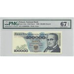 100.000 złotych 1990 - AS - 0000206 - PMG 67 EPQ