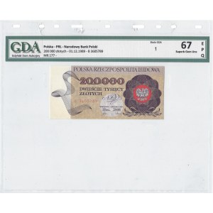 200.000 złotych 1989 - B - GDA 67 EPQ