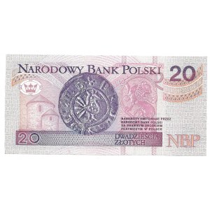 20 złotych 1994 - seria zastępcza - ZA - 0006633