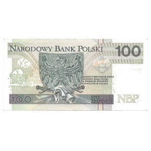 100 złotych 2012 - banknot nr 9 z serii BP - 0000009