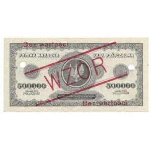 500.000 marek 1923 - G - WZÓR