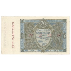 20 złotych 1926 - A - WZÓR
