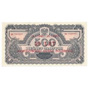 500 złotych 1944 - BH - nadruk SPECIMEN