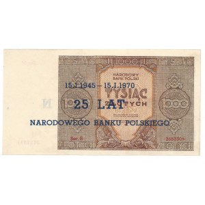 1000 złotych 1945 - B - nadruk SPECIMEN
