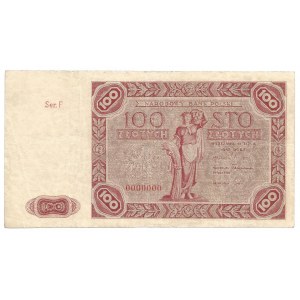 100 złotych 1947 - F - 0000000 WZÓR