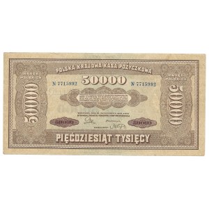50.000 marek polskich 1922 - N - DESTRUKT