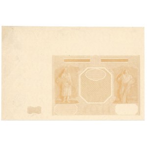 100 złotych 1946 - niedokończony druk - banknot z kolekcji LUCOW