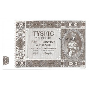 1000 złotych 1941 (2004) Krakowiak - DESTRUKT