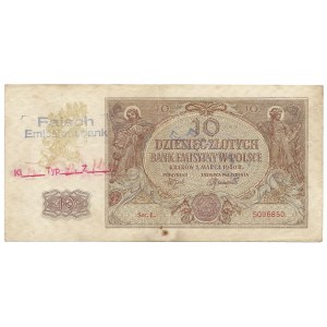 10 złotych 1940 - L - fałszerstwo klasy III