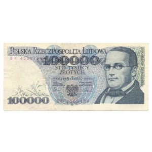 100.000 złotych 1990 - BF - fałszerstwo