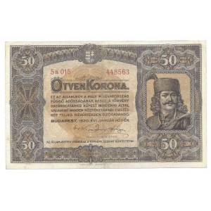 Węgry - 50 korona 1920 -