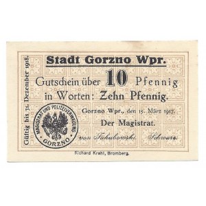 GORZNO / GÓRZNO - 10 fenigów 1917 -