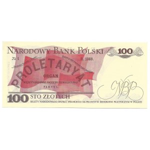 100 złotych 1976 - DW - UNC