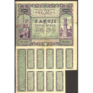 Polski Przemysł Naftowy, Em. 1, 5 x 1.000 mkp 1921