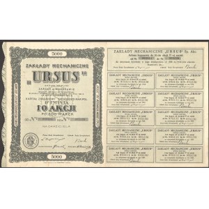 URSUS - Em. IV - 10 x 500 marek 1924
