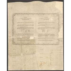 Powstanie Styczniowe - Obligacja 100 złotych 1863 - 