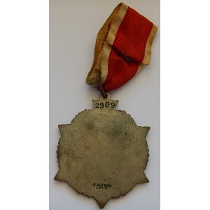 Odznaka Gwiazda Przemyśla - Obrońcom Przemyśla 16.V.1919 + wstążka z okuciem