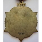 Odznaka Gwiazda Przemyśla - Obrońcom Przemyśla 16.V.1919 + wstążka z okuciem