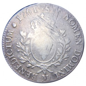 FRANCJA - ecu 1761 - M - Toulouse - Ludwik XV