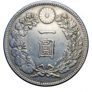 JAPONIA - 1 Yen Yr 37 (1904) (Meiji 37)