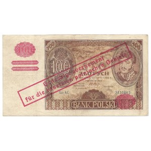 100 złotych 1932 - AE - fałszywy nadruk