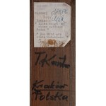 Tadeusz Kantor (1915 Wielopole Skrzyńskie - 1990 Kraków), Płótno i wiązka drewna z cyklu Wszystko wisi na włosku, 1973, 1973