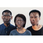 Zhang Huan (b. 1966), Shanghai Family Tree - 9 parts, 2001