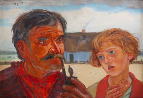 Wlastimil Hofman (1881 Praga - 1970 Szklarska Poręba), Starość i młodość, 1930